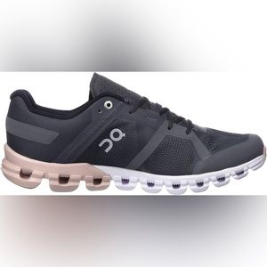 On Women's Cloudflow Mesh Rock Rose Running Shoes